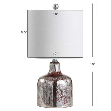 Gemma 19" Glass Bell LED Table Lamp